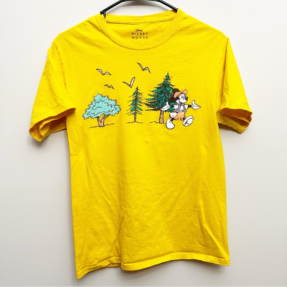 Disney Tops - Disney Mickey Mouse Camping Nature Tee Shirt